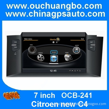 Ouchuangbo S100 Platform Car Navigation DVD System Citroen new C4 DVD Player Stereo iPod 3G Wifi